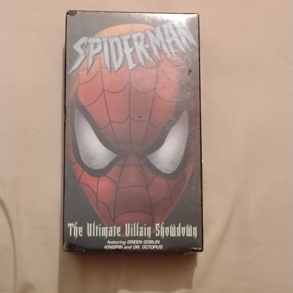 Spider-Man: The Ultimate Villain Showdown VHS SEALED Marvel Comics